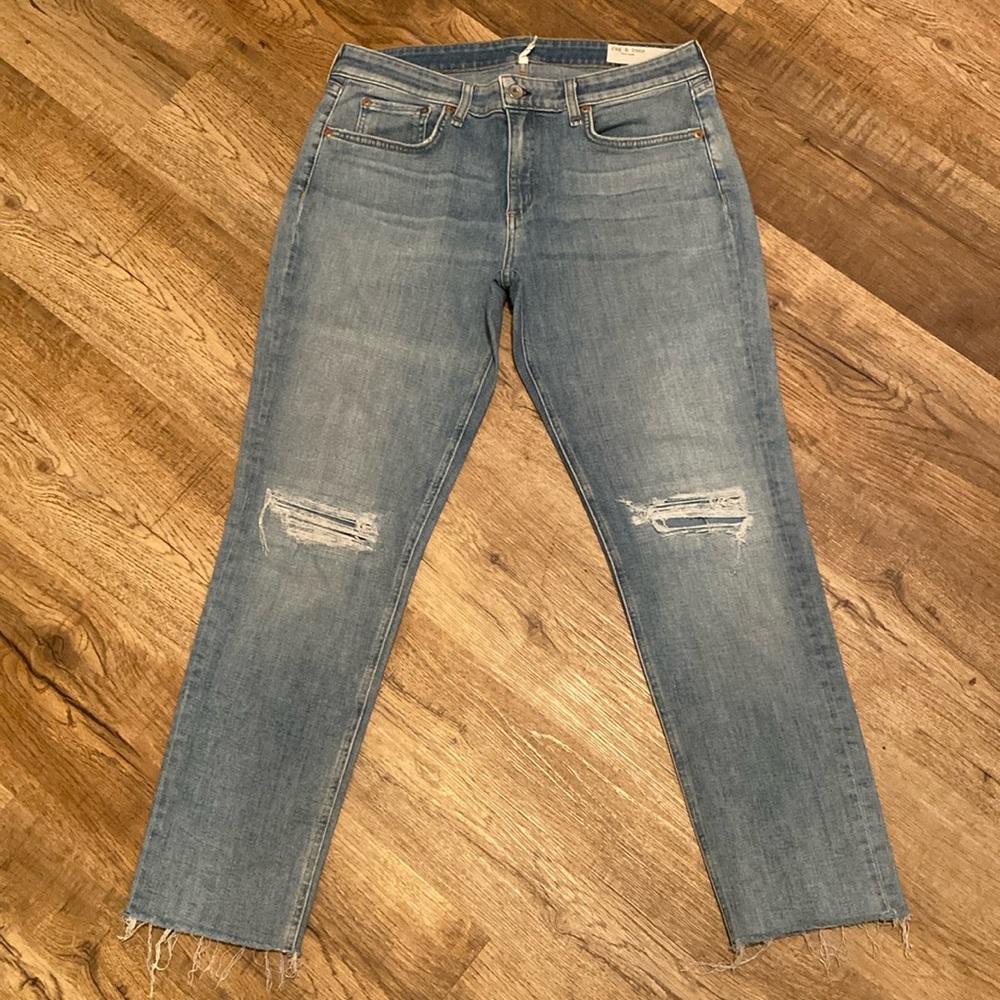 Rag & Bone Dre Low-Rise Slim Boyfriend Womens Size 29